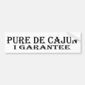 Pure De Cajun Bumper Sticker