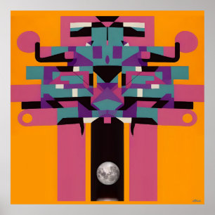 Pure Demure - Ken Gauge Surreal Art Poster