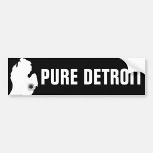 Pure Detroit Bumper Sticker