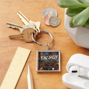 Pure Energy: Rock 'n' Roll Electric Guitar Key Ring