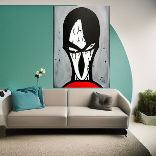 Pure evil of darkness   AI Art  Poster