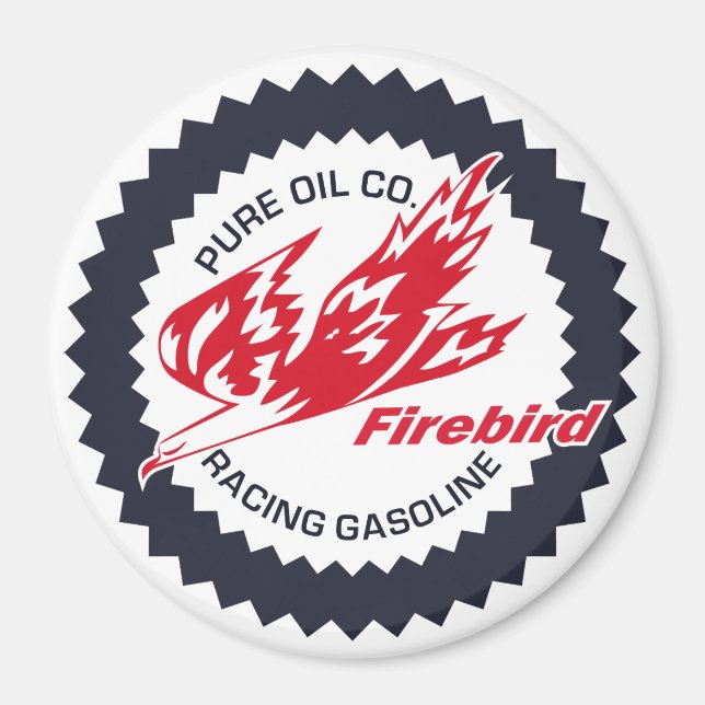 Pure Firebird Racing Gasoline vintage sign Magnet (Front)