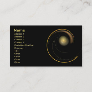 Pure Flame Brago-Mitchell Fine Fractal Art Business Card