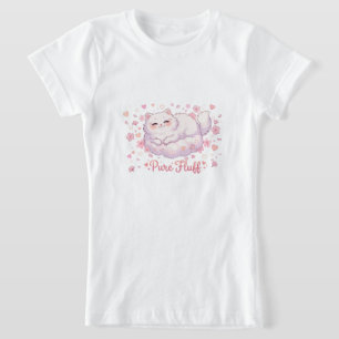 Pure Fluff Cute Kawaii Cat T-Shirt