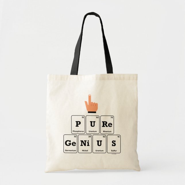 Pure Genius Tote Bag (Front)
