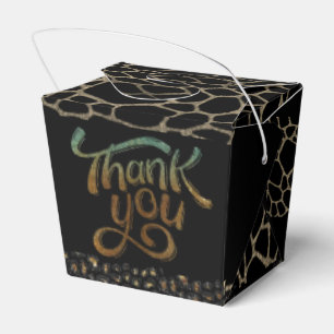 Pure gift box and thanks