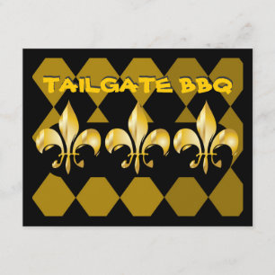 Pure Gold Fleur de Lis Invitation