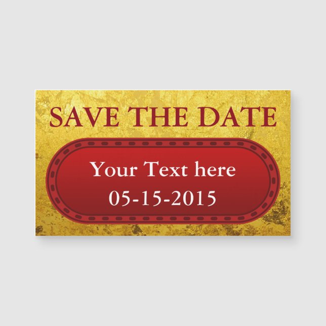 PURE GOLD LEAF Pattern + your text / ideas (Front)