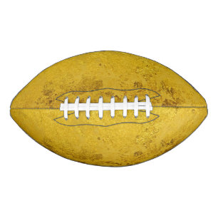 PURE GOLD LEAF Pattern + your text / photo American Football