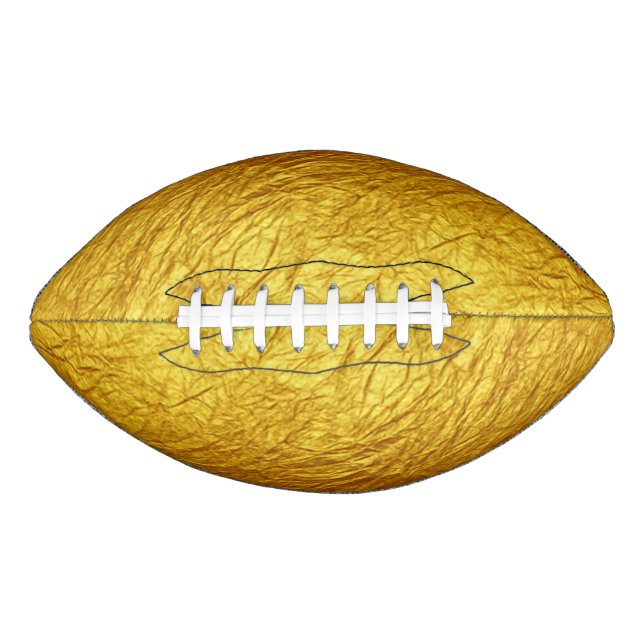 PURE GOLD PAPER Pattern + your text / photo American Football (Front)