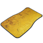 PURE GOLD pattern / gold leaf Car Mat (Angled)