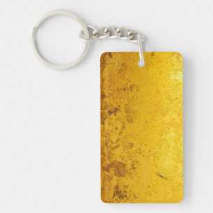 PURE GOLD pattern / gold leaf Key Ring