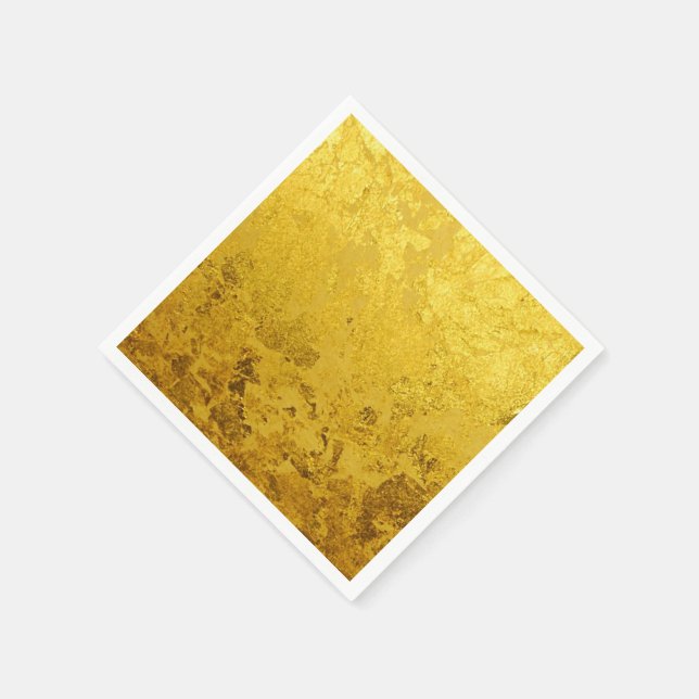 PURE GOLD pattern / gold leaf Napkin (Corner)