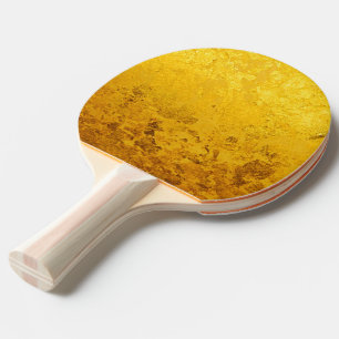 PURE GOLD pattern / gold leaf Ping Pong Paddle
