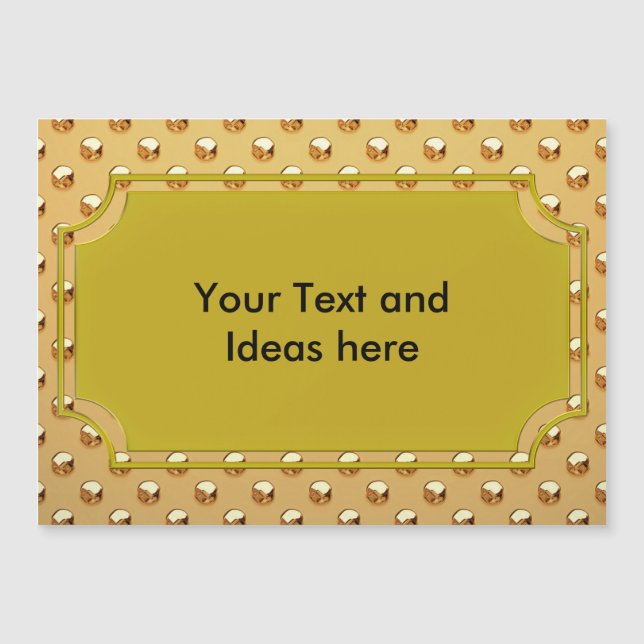PURE GOLD PEARLS Pattern + your text / ideas (Front)