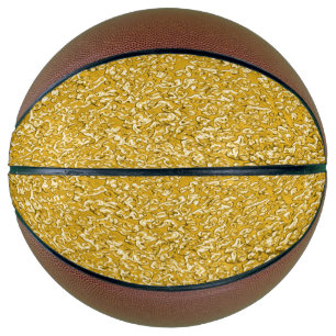 PURE GOLD Splatter Pattern + your text / photo Basketball