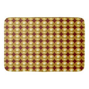 PURE GOLDEN PEARL + your backgr. & ideas Bath Mat
