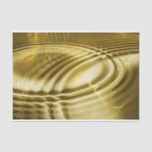PURE GOLDEN WAVES soft Pattern + your text / photo Tissue Paper
