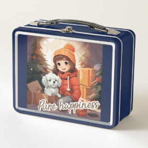 Pure Happiness Metal Lunch Box