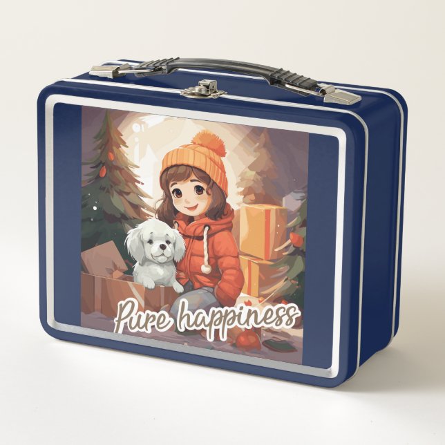 Pure Happiness Metal Lunch Box (Front)