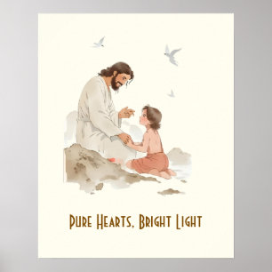 Pure Hearts Bright Light Poster