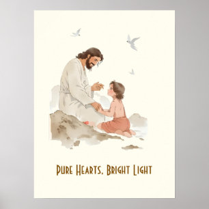 Pure Hearts Bright Light Poster