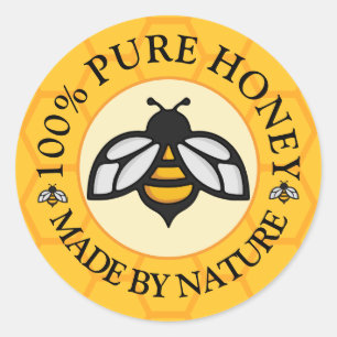 Pure Honey Classic Round Sticker