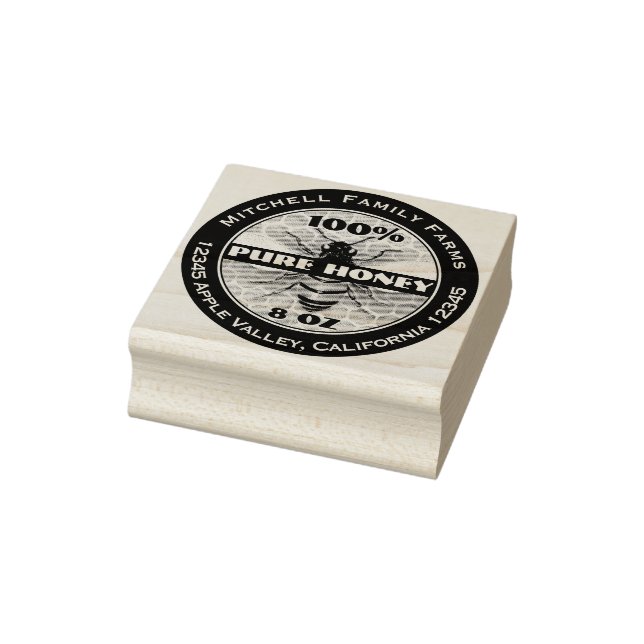 Pure Honey  Rubber Stamp (Stamp)