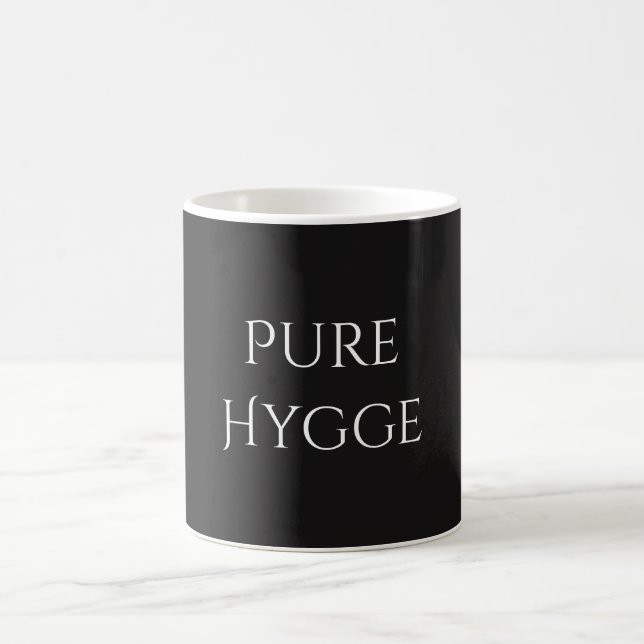 Pure Hygge black white Coffee Mug (Center)