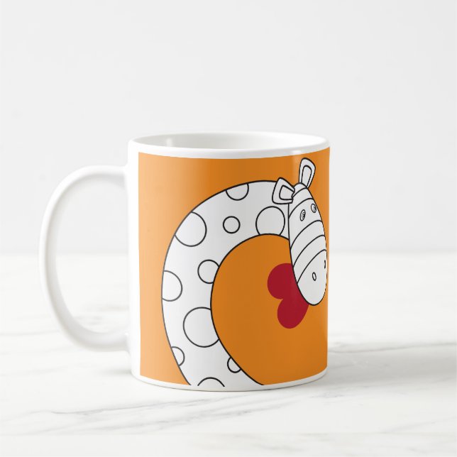 Pure Impossimals® - Squishy Orange Coffee Mug (Left)