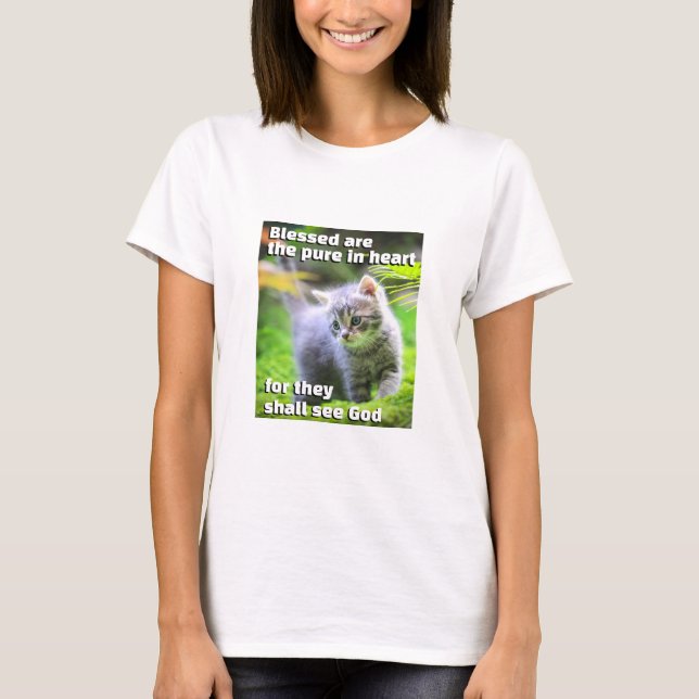 Pure in Heart (light) T-Shirt (Front)