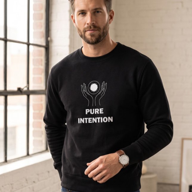 Pure Intention Minimalist Crewneck Sweatshirt (Creator Uploaded)