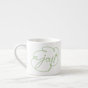 pure JOY - Bold CloudS - Christmas Edition Green - Espresso Cup