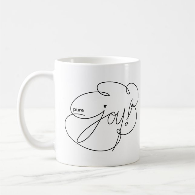 pure JOY - Bold CloudS Coffee Mug (Left)