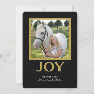 Pure Joy Photo Holiday Card