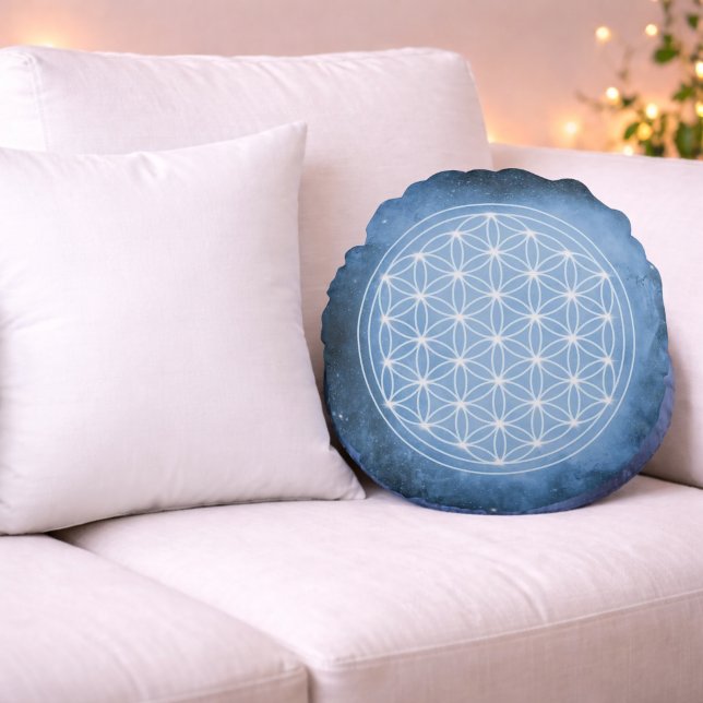 Pure Light – Colour of Heart Round Cushion (Creator Uploaded)