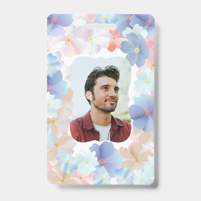 Pure love as a Flower ID Badge (Front)