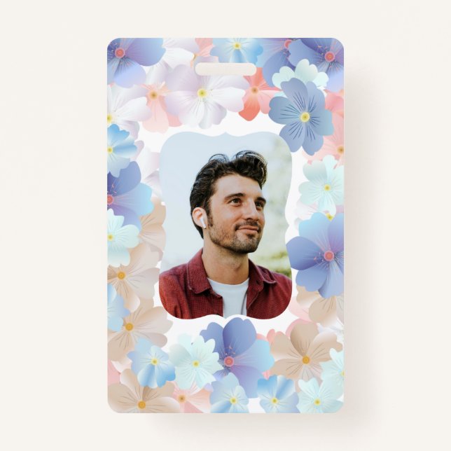 Pure love as a Flower ID Badge (Front)