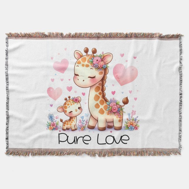 Pure Love Throw Blanket (Front)