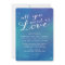 Pure Love Watercolor Wedding  / Ocean Blue