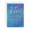 Pure Love Watercolor Wedding  / Ocean Blue