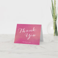 Pure Love Wedding Thank You Cards / Rose