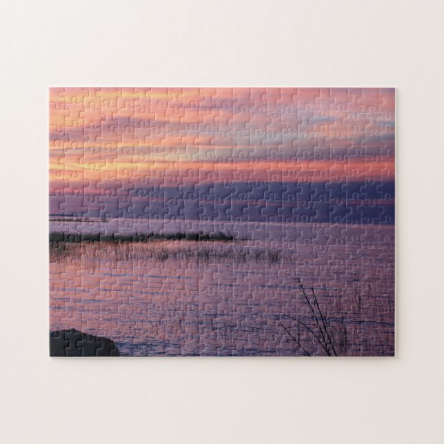 Pure Michigan Sunset Jigsaw Puzzle (Horizontal)