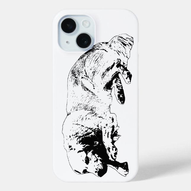 Pure Outline Steadiness Brings Clarity  Case-Mate iPhone Case (Back)