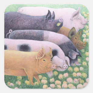 Pure Pleasure Square Sticker