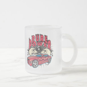 Pure Power Camaro Concept Frosted Glass Coffee Mug
