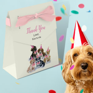 Pure Puppy   Dogs Theme Birthday Party Thank You Favour Box