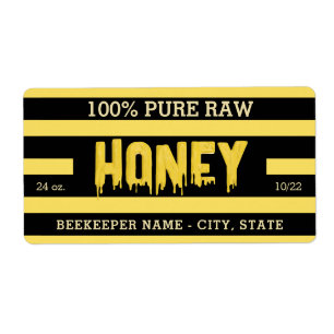 Pure Raw Honey Gold Striped