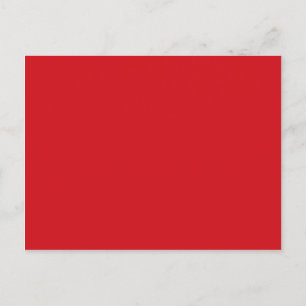 Pure red postcard