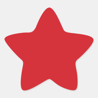 Pure Red Star Sticker